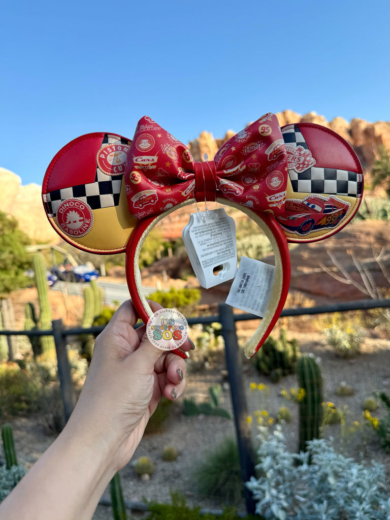 Disney Parks Lightning McQueen Ear Headband for Adults - Cars New Disney Parks Cars Lightning McQueen Light Up Glow Mickey  main image 3