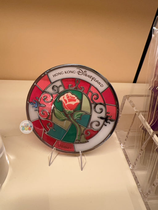 HKDL - 2026 The Enchanted Rose Stainless Glass Coaster