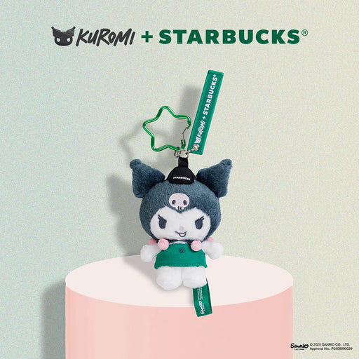 Starbucks Hong Kong - KUROMI + Starbucks Plush Keychain