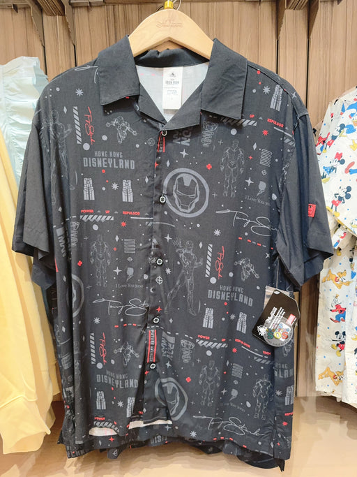 HKDL - Iron Man All-Over-Print Button-Up Shirt for Adults
