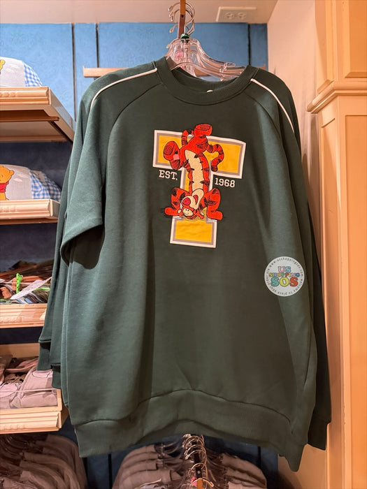 DLR/WDW - Winnie the Pooh & Friends - Tigger Initial Green Fleece Pullover (Adult)