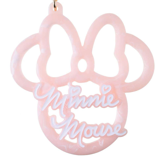 JDS - Key chain Fes x Minnie Mouse Marble Name Logo Keychain