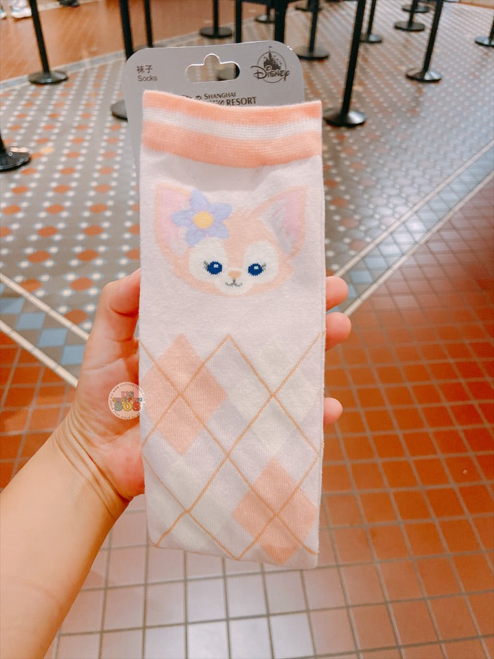 SHDL - Duffy & Friends Campus Style x LinaBell Checkered Pattern Socks for Adults