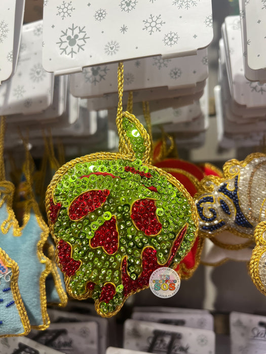 DLR/WDW - Snow White and the Seven Dwarfs - Poison Apple Beaded Bling Bling Ornament
