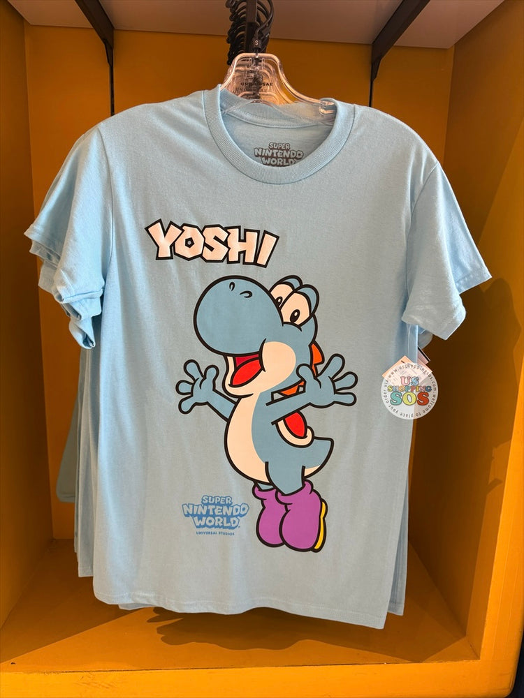 Universal Studios - Super Nintendo World - Yoshi Blue Tee (Adult)