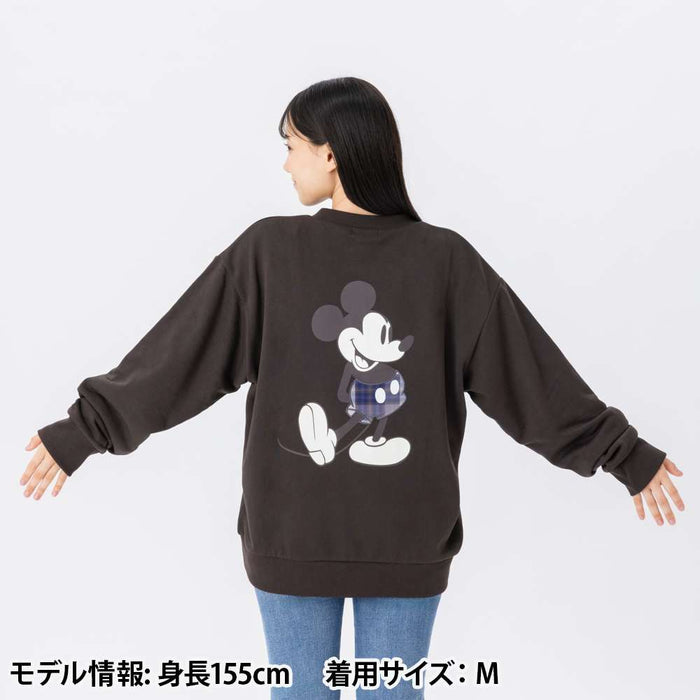 TDR - 2026 "Tokyo Disney Resort" Logo Blue and White Plaid-Patterned Sweatshirt for Adults (Release Date: Oct 22, 2026)