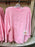 DLR/WDW - Classic Mickey Embroidered Park Logo Baby Pink Pullover (Adult)