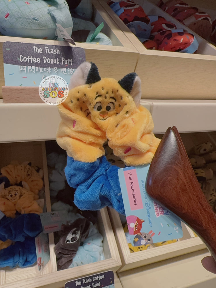 HKDL - Donut Worry BETTER ZOOGETHER Collection x The Benjamin Clawbauser Lemon Donut Twist Hair Accessories