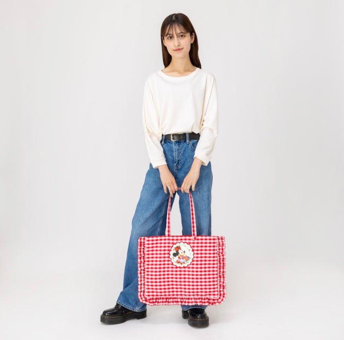 TDR - 2026 Minnie Mouse "Picking Berries & Red Checkered Design" x Tote Bag (Release Date: Oct 8, 2026)