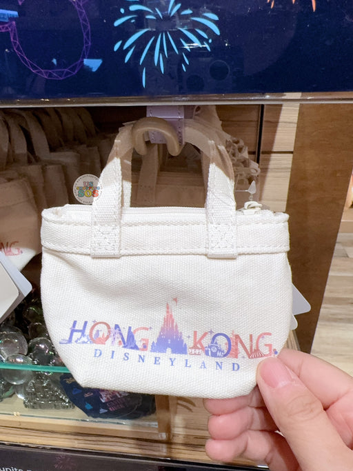 HKDL - 20th Anniversary Skyline Mini Tote Bag Keychain