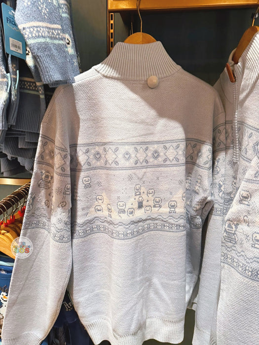 DLP - 2026 World of Frozen x Olaf, Sven & Snowgies Half Zip Sweater for Adults