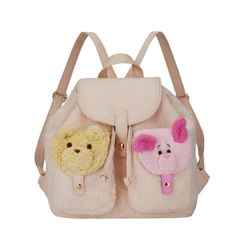 SHDS - 2025 Cute & Moving Fall Collection x Fluffy Winnie the Pooh & Piglet Backpack (Release Date: Aug 26, 2025)