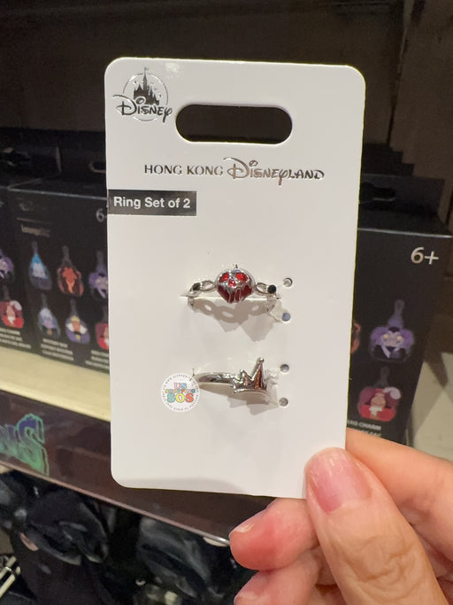 HKDL - 2026 Disney Halloween - Disney Villians x Evil Queen & Poisoned Apple Rings Set of 2