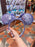 HKDL - Minnie Heart Embroidered Sequin Ear Headband - Purple
