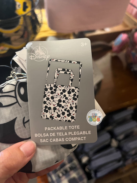 DLR/WDW - Mickey Mouse Packable Tote Bag with Pouch