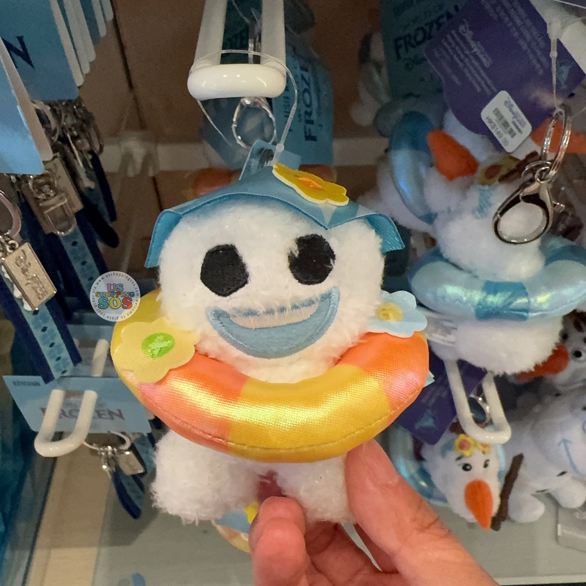 HKDL - 2026 World of Frozen Collection x Snowgies Plush Keychain