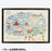 TDR - Tokyo Disney Resort "Park Map Motif" Collection - 500 Jigsaw Puzzle (Release Date: July 11, 2024)
