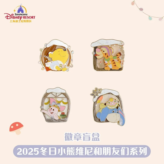 SHDL - 2025 Winnie the Pooh & Friends Winter Collection x Mystery Pin Badge Box