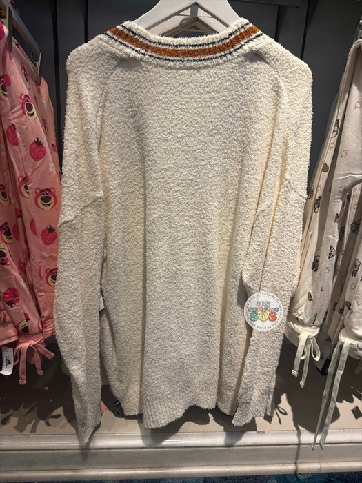 DLR/WDW - Chip & Dale Button-Up Cream Terry Pullover (Adult)