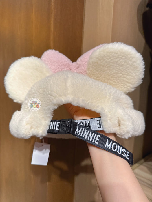 HKDL - Hong Kong Disneyland Minnie Mouse with Bow Ears Fleece Beanie for Adults