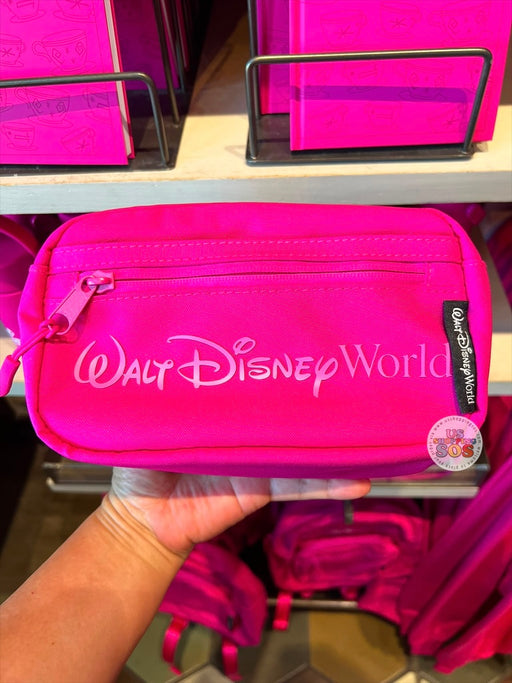 DLR/WDW - Logo Mania 2026 Fantasyland Feels - Bright Pink Park Logo Headband Friendly Fanny Pack