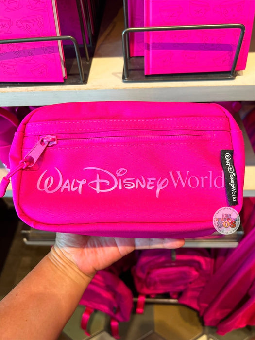 DLR/WDW - Logo Mania 2026 Fantasyland Feels - Bright Pink Park Logo Headband Friendly Fanny Pack