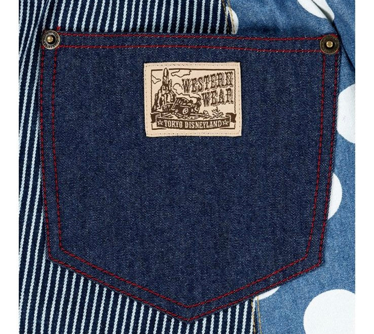 TDR - Vintage Denim Design x Mickey & Minnie Mouse Denim Long Skirt for Adults (Release Date: Jun 5, 2025)