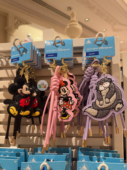 HKDL - 2026 Mickey Mouse Embroidered Leather Strap & Keychain