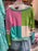 DLR/WDW - Her Universe The Original Mickey Pink/Cream/Teal/Green Colorblock Cardigan (Adult)