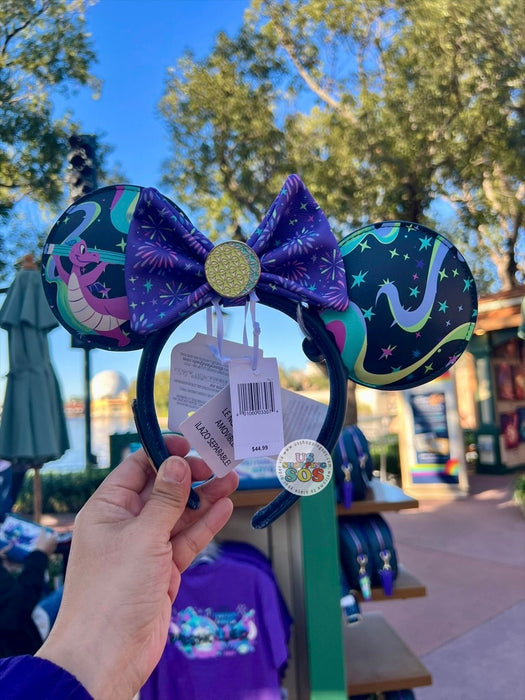 WDW - EPCOT International Festival of the Arts 2026 - Figment Imitation Leather Ear Headband