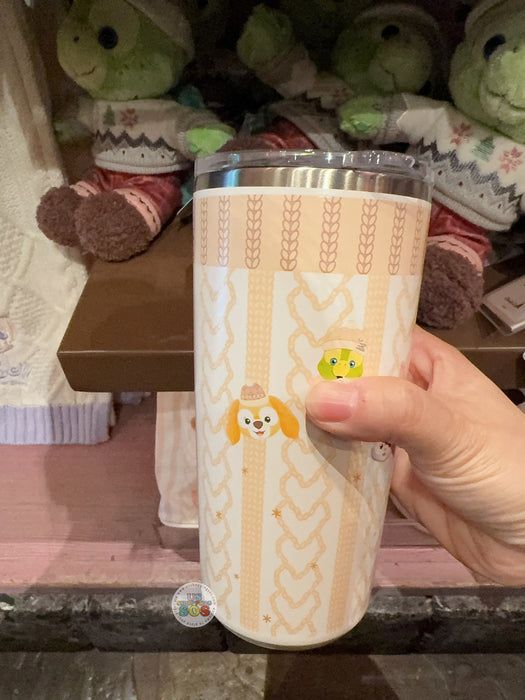 HKDL - 2025 Duffy and Friends Christmas Party x Stainless Steel Tumbler with Carry Bag