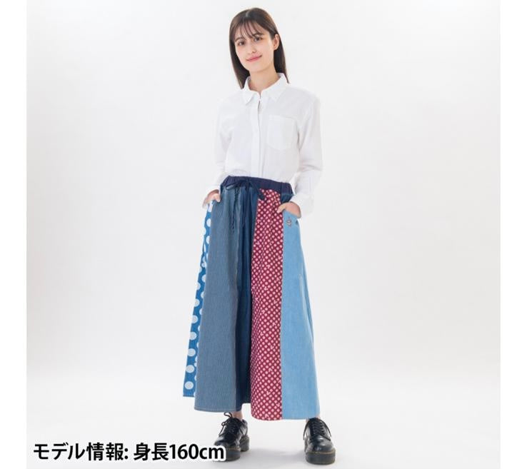 TDR - Vintage Denim Design x Mickey & Minnie Mouse Denim Long Skirt for Adults (Release Date: Jun 5, 2025)