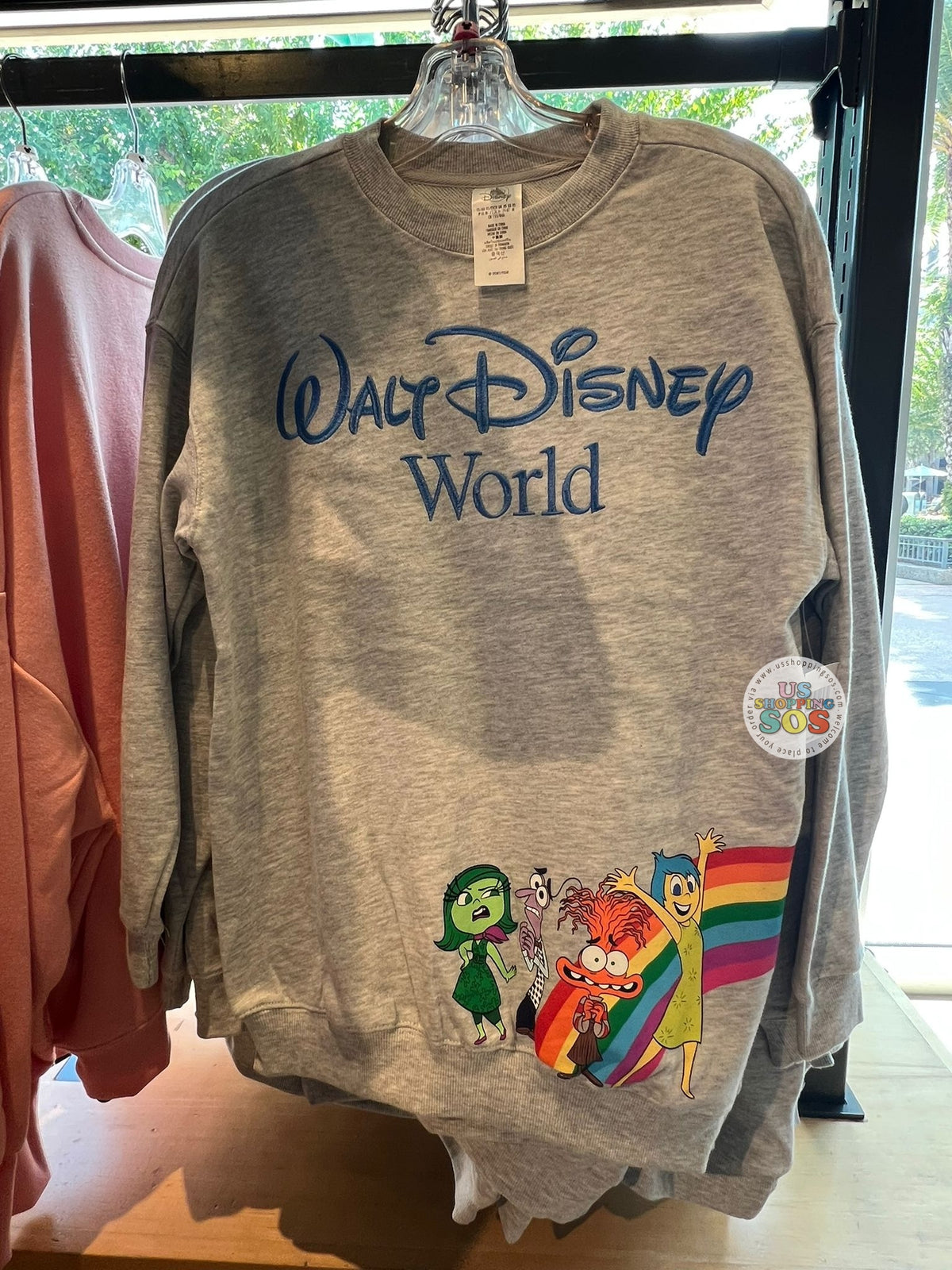 DLR/WDW - Inside Out Park Logo Grey Pullover (Adult) — USShoppingSOS