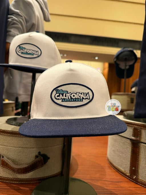DLR - Disney California Adventure Park Skyline 2026 - White/Navy Baseball Cap (Adult)