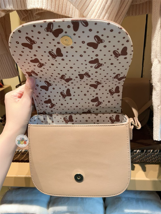 HKDL -  Minnie Mouse Shoulder Bag (Color: Beige)