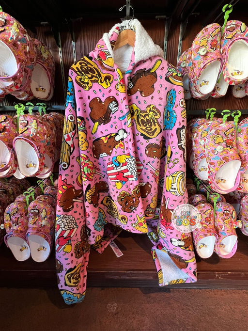 DLR/WDW - Disney Eats Snacks - All-Over-Print Pink Wearable Throw