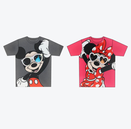 TDR - Mickey & Friends with Sunglasses x Mickey & Minnie Mouse Shirt Shaped Magnets Set of 2 (Release Date: Mar 5, 2026)