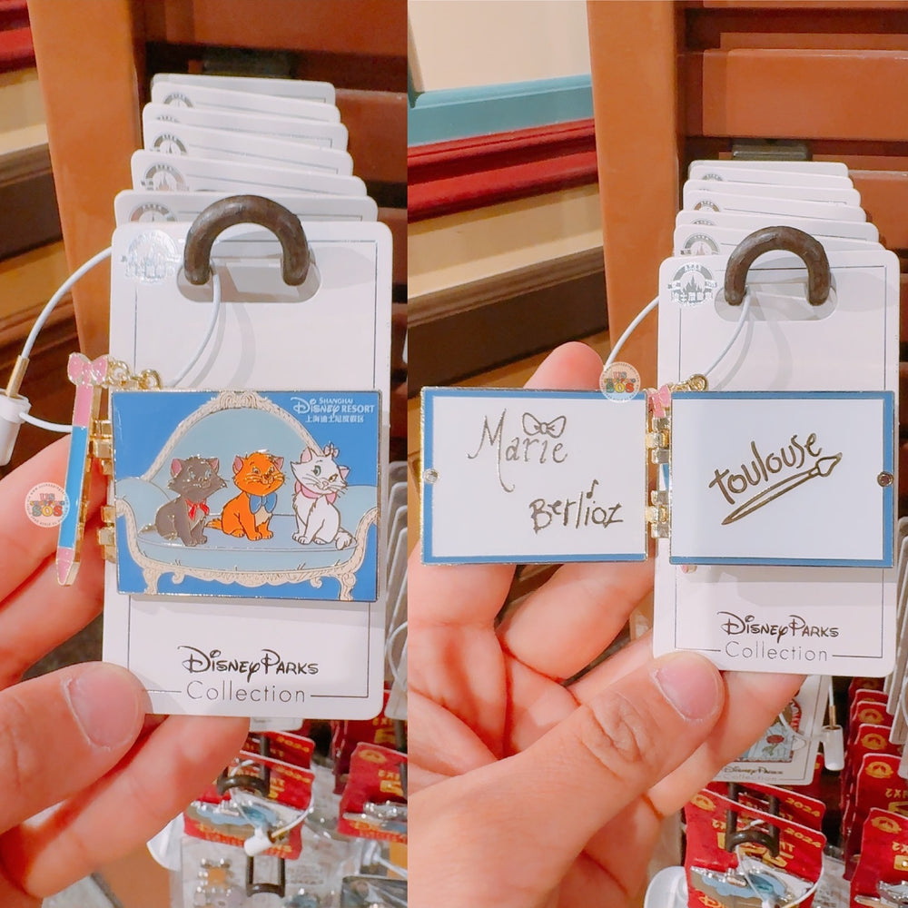 SHDL - Berlioz, Marie, and Toulouse Signatures ‘Flip Open’ Pin Badge