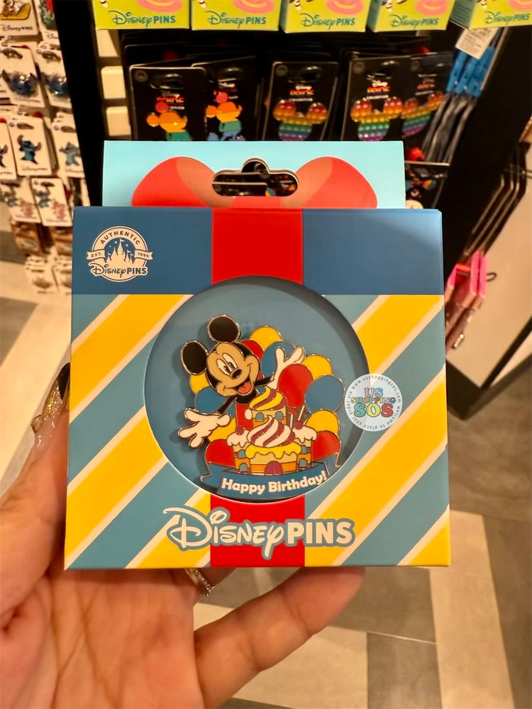 DLR/WDW - Mickey Mouse Happy Birthday Pin