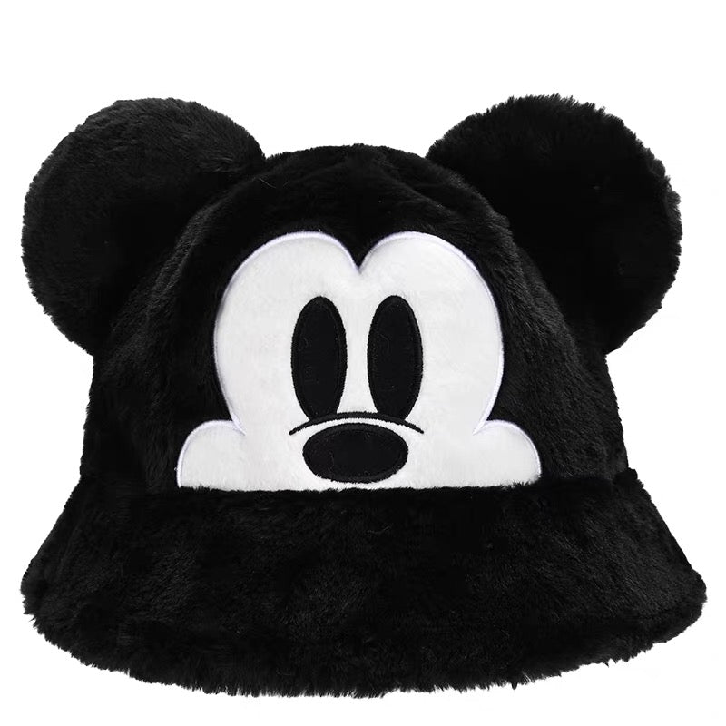 China Exclusive- Mickey Mouse ‘Big Face’ Fluffy Bucket Hat (Adults)