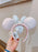 SHDL - 2026 Minnie Mouse Quilted Pink Ears with White Sequin Bow Headband