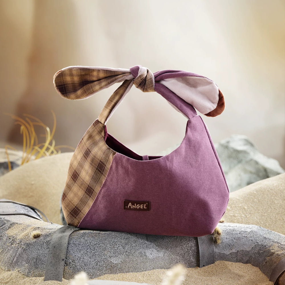 SHDS - 2026 Lilo & Stitch Space Desert Collection x Angel Retro Plaid Handbag/Tote Bag (Release Date: Apr 1, 2026)