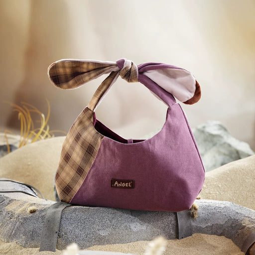 SHDS - 2026 Lilo & Stitch Space Desert Collection x Angel Retro Plaid Handbag/Tote Bag (Release Date: Apr 1, 2026)