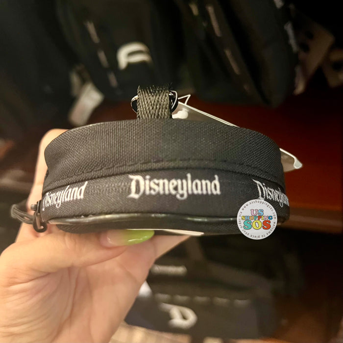 DLR - Disneyland Mickey Victory Hand Black Round Coin Pouch