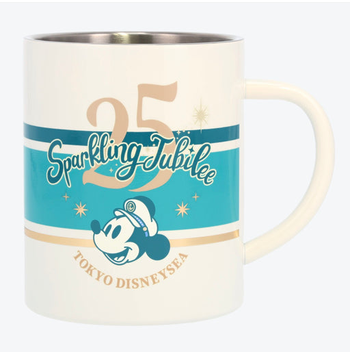 TDR - Tokyo DisneySea 25th Anniversary "Sparkling Jubilee" x Stylish Stainless Steel Mug (Release Date: Apr 8, 2026)