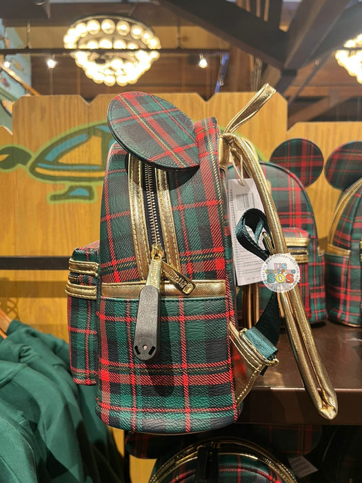 DLR/WDW - Christmas 2025 - Loungefly Green Red Plaid Backpack