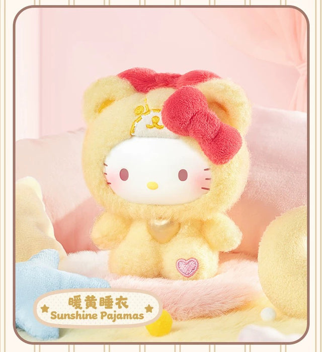 TOPTOY - Hello Kitty Teddy Pajamas Series Vinyl Plush Keychain Blind Box (Release Date: Sept 26, 2025)