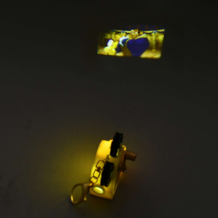 JDS - 2026 Key chain Fes x Beauty and the Beast Belle Light Up Projection Machine Keychain
