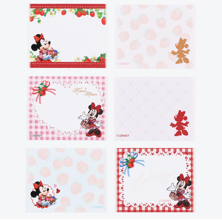 TDR - 2026 Minnie Mouse "Picking Berries & Red Checkered Design" x Stickers (Release Date: Oct 8, 2026)