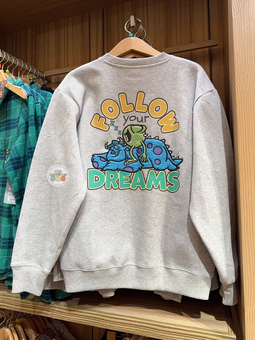 HKDL - Sulley & Mike Wazowski ‘Follow your Dreams’ Pullover Sweatshirt for Adults